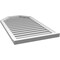 Ekena Millwork Octagonal Top Surface Mount PVC Gable Vent w/ 2"W x 2"P Brickmould Sill Frame, 24"W x 42"H GVPOT24X4203SF - alternate 2